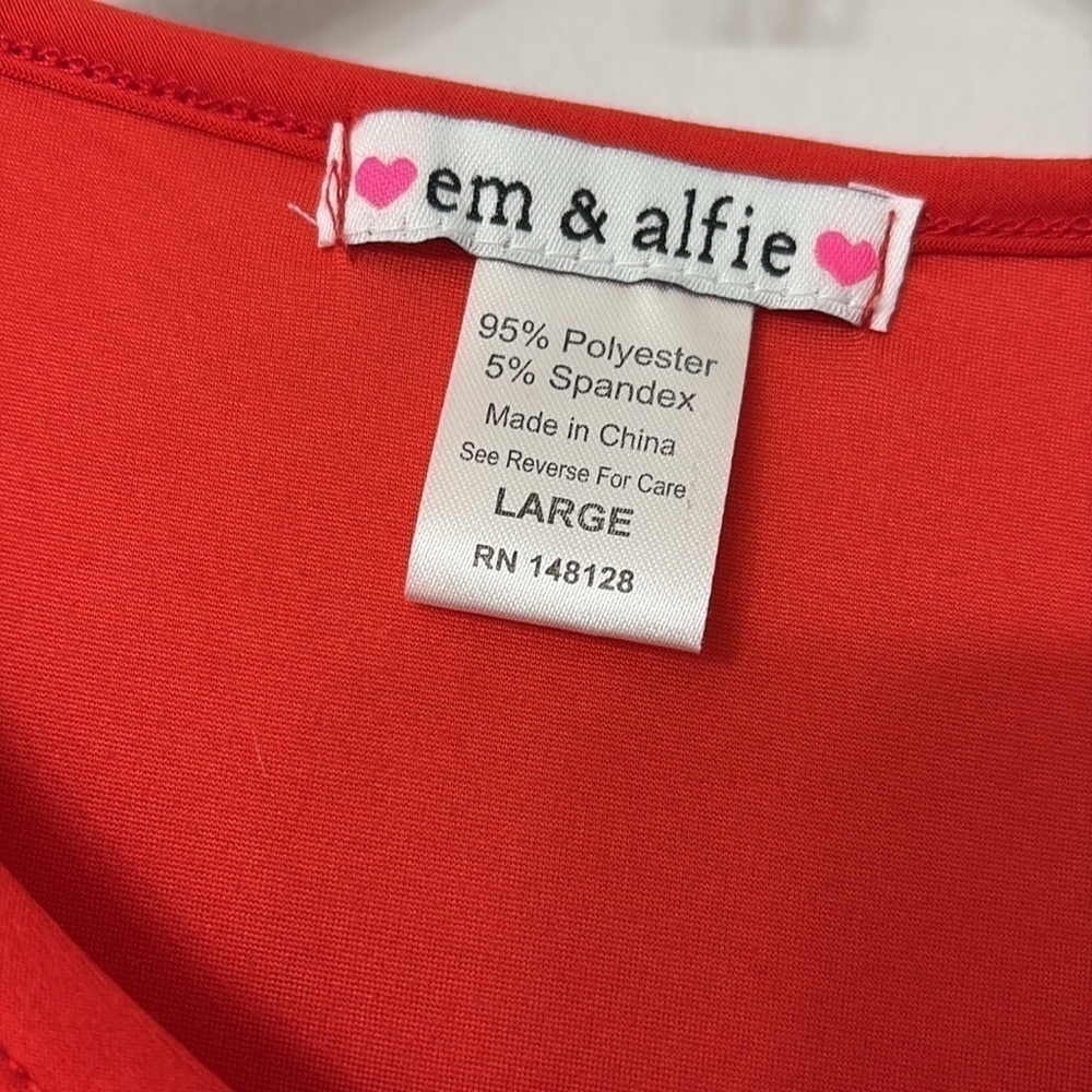 Em & Alfie Two Piece Christmas PJ Short Set
Size Large - Picture 7 of 9